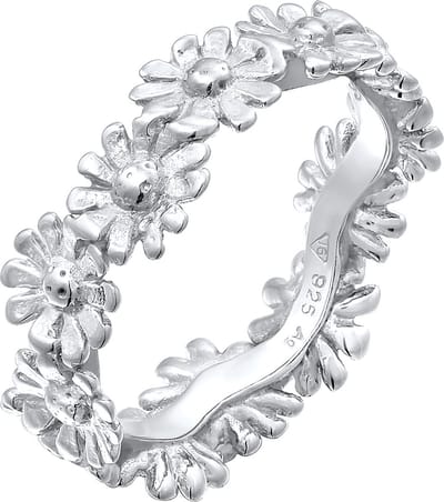 Elli - Ring - Dames Band Bloesem Bloem Boho Look Trend in 925 Sterling Zilver - Dames