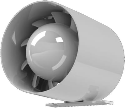 Axiale Kanaalventilator 100 mm Badkamer of Ventilatiesysteem - Krachtige en Stille Luchtcirculatie