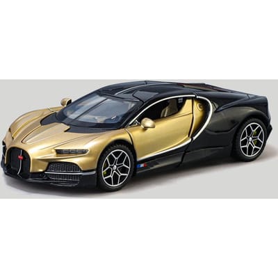 1:32 Tourbillon V16 Supercar Alliage Moulé Sous Pression Modèle De Voiture Son Et Lumière Miniature Collection Cadeau D'Anniversaire Avec Amis Enfants Hobbies