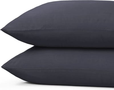 Cozy Covers 100% Katoen - Kussenslopen - Set van 2 - 60x60 cm - Antraciet
