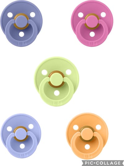 Bibs fopspeen 0-6 maanden set 5 stuks Bubblegum,Hush,Matcha,Peri en Sunkissed maat 1