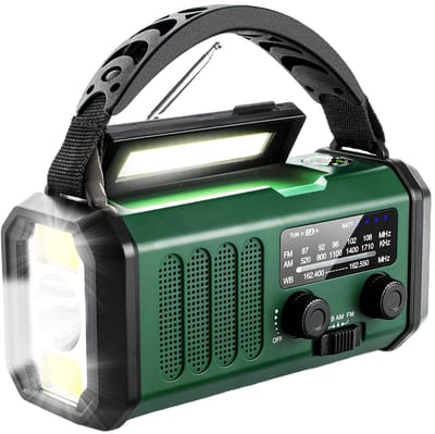 XSY330 Pro – Noodradio – 10.000mAh Powerbank – Solar & Dynamo – IPX6 Waterbestendig – Ideaal voor Auto & Noodpakket en Langdurige Stroomuitval