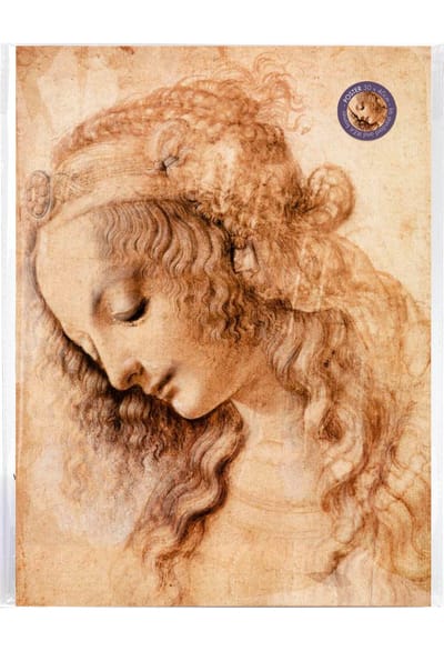 Lanzfeld Da Vinci - Poster Schilderij A3 - Portret van een Vrouw - Leonardo da Vinci - PP Hoes