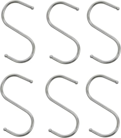 ProPlus S-Haak - Ø 4 mm 6.5 x 7.5 cm 6 stuks - Blister