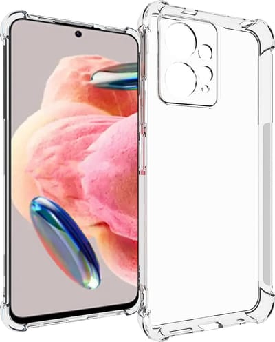 Hoesje Geschikt voor Xiaomi Redmi Note 12 4G hoesje siliconen case shockproof backcover - transparant