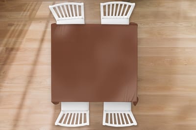 Tafelkleed - Tafellaken - 120x120 cm - Bruin - Donker - Kleuren - Binnen en Buiten
