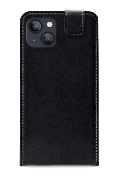 Mobilize Telefoonhoesje geschikt voor Apple iPhone 13 Hoesje | Mobilize Classic Gelly Flip Bookcase | Pasjeshouder voor 1 Pasje | Telefoonhoesje voor Pinpas / OV Kaart / Rijbewijs - Zwart