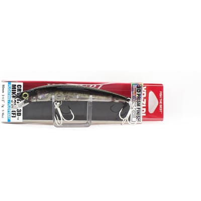 Yo Zuri 3D Crystal Minnow 90 mm drijvend kunstaas F1145-SBR (5600) gray
