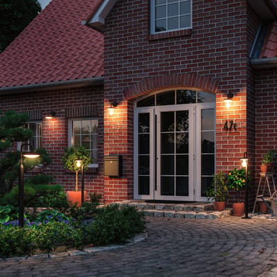 Bolderlamp Vintario zeewater bestendig IP44 rond 1135 mm max. 20W 230V Antraciet E27 Aluminium