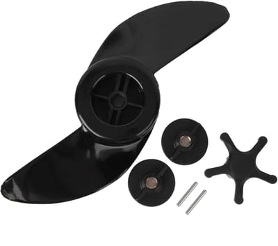 Dailygoods- Motorpropeller 2 Bladen - Marine Propellerblad - Buitenboordmotor - Kunststof - Lichtgewicht - Eenvoudig te installeren - Schroefblad