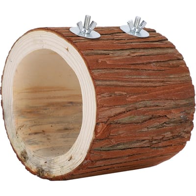 Oiseau Arbre Trou Nid Petit Animal de Compagnie Jouet en Bois Naturel Cachette pour Hamster Écureuil Perroquet