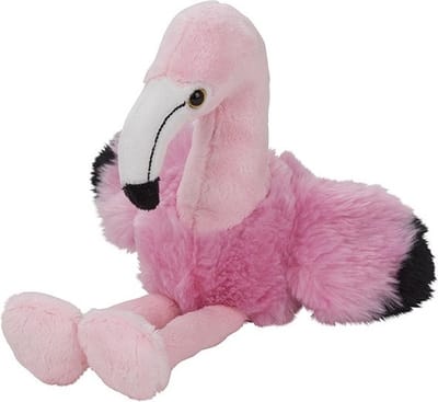 Nature Planet Pluche Flamingos - 17 cm - knuffeldier - tropische vogel