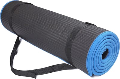 Multifunctionele 10 mm extra dikke hoge dichtheid anti-slip oefening Pilates yogamat met draagriem