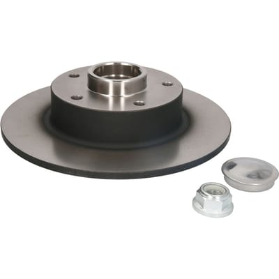 Remschijf TRW DF6182BS achter, volledig, 1 Stuk