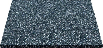 Antivibratieplaat - Geluiddempende mat - Apparaten Stabiliseren - Gemaakt van gerecycled rubber - 60 x 60 cm - Zwart