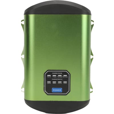 Chargeur de batterie 12V 40A Charge multi-étapes Protection contre les courts-circuits pour camping-cars, bateaux, yachts, véhicules commerciaux beige