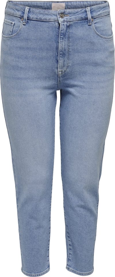 ONLY Carmakoma Straight fit jeans CAREMILYSTRETCH High waist Straight fit Enkel lengte Jeans