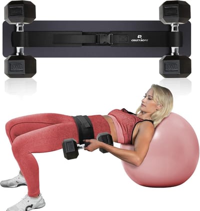 Heupgordel voor Hip Thrusts met Halters en Kettlebells
