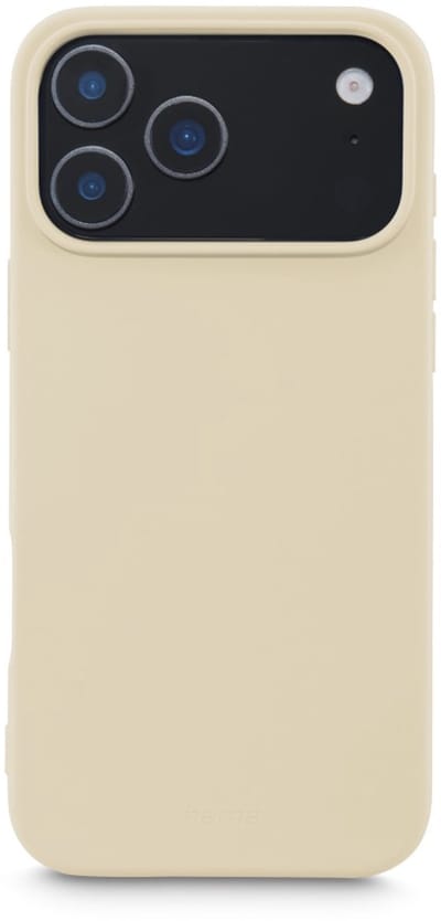 Hama hoesje geschikt voor Iphone 17 Pro Max - Fantastic Feel cover - Beige