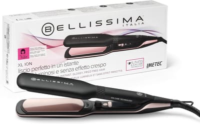XL Haarstijlapparaat - Brede HaarstStraightener met Ionisator en Keramische Coating, 5 Temperatuurinstellingen (150-230 °C), Snelle Verwarming, 1.8 m Kabel