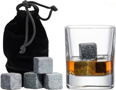 CHPN -Whiskey stones - Whiskey ijsklontjes - Herbruikbare klontjes - Whiskeyliefhebber - Ijsklonten - 9 stuks - In een zakje