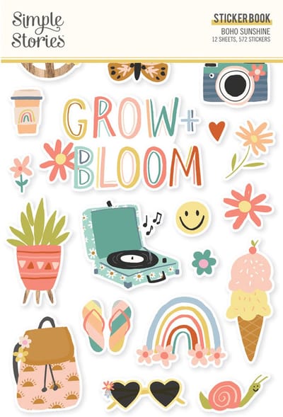 Simple Stories - Boho Sunshine Sticker Book (19920)