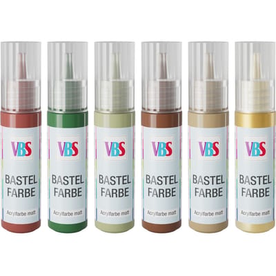 VBS Knutselverf set "Xmas-Soul", 6 x 20 ml