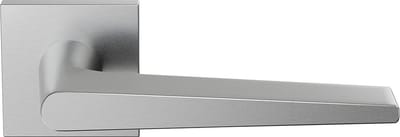 Deurkruk op rozet - RVS geborsteld - RVS - GPF - GPF2060.09.02 Piko Deurklink op vierkante RVS, 50x8mm