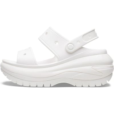 Sandale Crocs Mega Crush Blanche Chaussures de Sport pour Femmes 207989-100 38-39