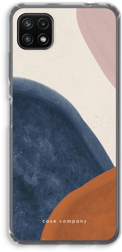 Case Company® - Hoesje geschikt voor Samsung Galaxy A22 5G hoesje - Geo #1 - Soft Cover Telefoonhoesje - Bescherming aan alle Kanten en Schermrand