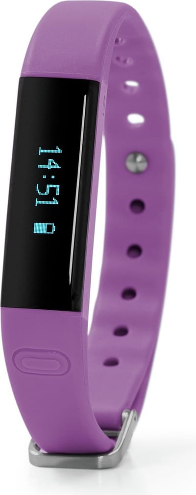 Nuband Activ +2 Slim Sleep & Activity Fitness Tracker paars
