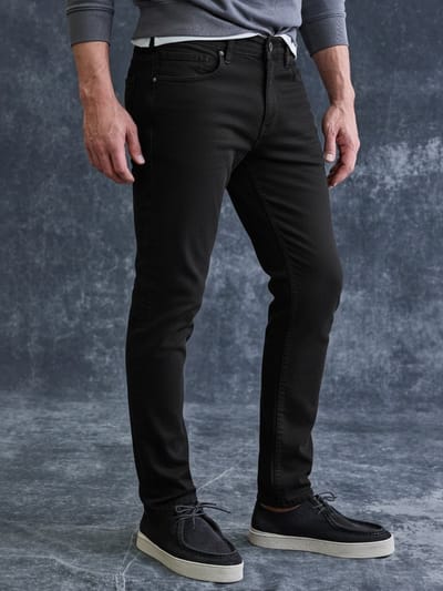 LERROS Baxter Relaxed Fit Jeans – Comfortabele stretch 5-pocket denim , Maat: W30_L30 , Kleur: BLACK , 99% katoen, 1% elastaan