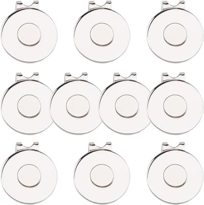 Magnetische Golf Hoed Clips - 10 Pack Ball Marker Houder voor Golfer Accessoires