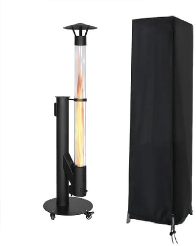Quality Heating - Regenbestendige Hoes voor Terrasheater – Waterdicht & UV-bestendig – Zwart
