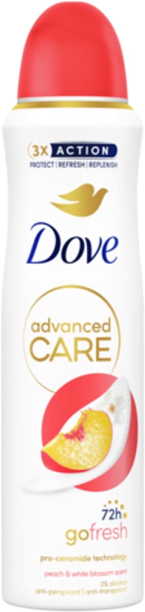 Dove - Deodorant - Spray - Peach & White Blossom Scent - 150ml