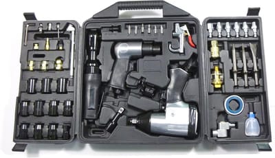 50-delige luchtgereedschapsset met Impact Wrench, Ratchet Wrench en Air Hammer