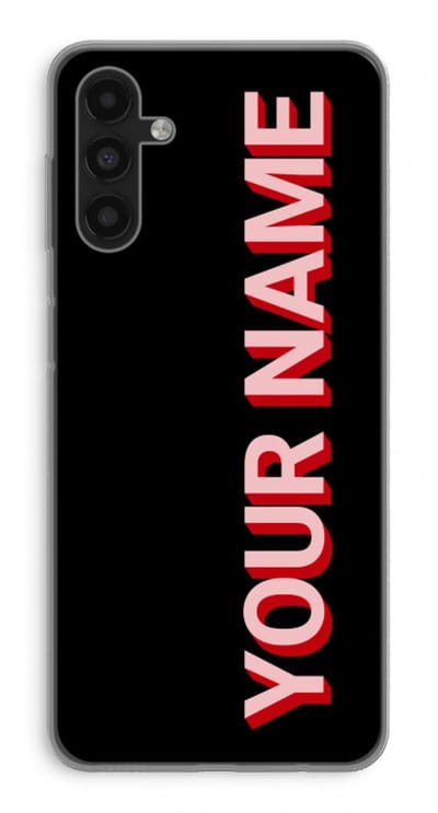 Gepersonaliseerd - Case Company® - Hoesje geschikt voor Samsung Galaxy A04s hoesje - Namecase - Soft Cover Telefoonhoesje - Bescherming aan alle Kanten en Schermrand