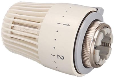 Dailygoods- Thermostatische Radiatorknop - Wereldbolventiel - M 30 x 1,5 Schroefdraad - Messing/Staal/Kunststof - Temperatuuraanpassing - Lange Levensduur