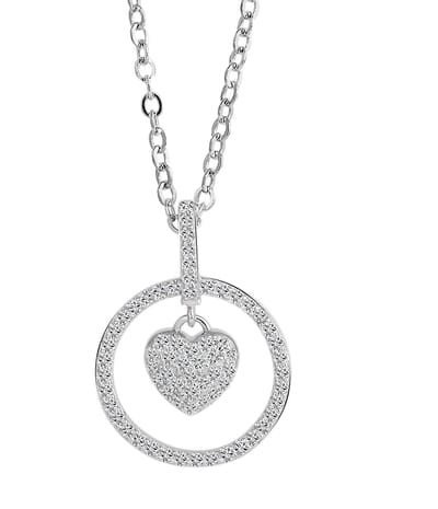 AKZENT Akzent dames ketting met hanger "Aylin" aus 925 Sterlingzilver, gerhodineerd, duurzaam