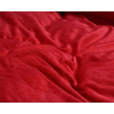 Sleeptime Velvet Touch - Dekbedovertrekset - Tweepersoons - 200x200/220 + 2 kussenslopen 60x70 - Rood