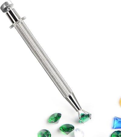 Gereedschap voor Edelstenen - Grijper Tang - Sieraden Maken - Verbeterde Precisie - 12 cm - Zilver