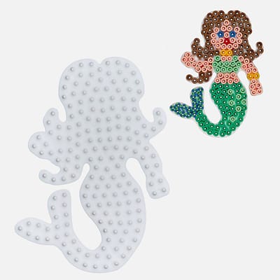 Hama midi ZEEMEERMIN / WATER PRINSES strijkkralen vormpje / figuur / grondplaat voor normale strijkparels (strijkkralenbordje / legbordje)