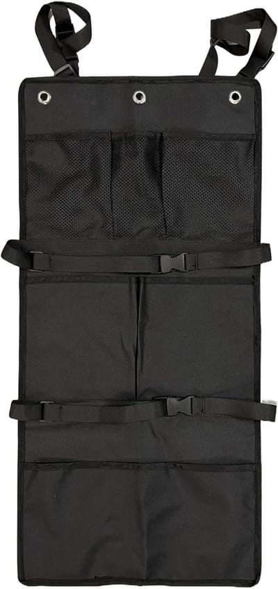 Ladderafdekking Kinderbed - Anti-klimbescherming Traphek - Valpreventie Thuis - Verstelbare Zekering - 24 x 5.1 cm - Grijs
