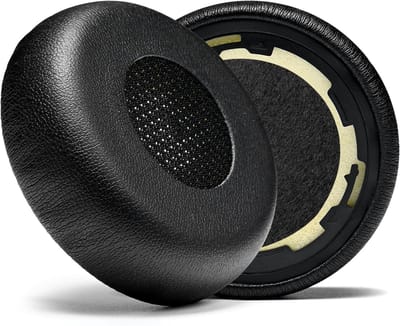 Vervangende PU-lederen hoes voor Jabra Evolve 75, Geheugenfoam voor Comfort en Duurzaamheid, Zwart en Stevig