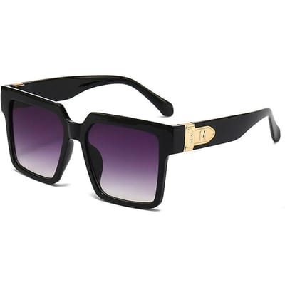 Nieuwste Luxe Designer Vierkante Grote Frame Zonnebrillen Mannen Vrouwen Mode Dik Frame Brillen Mannen UV400 Mannen Beroemdheid