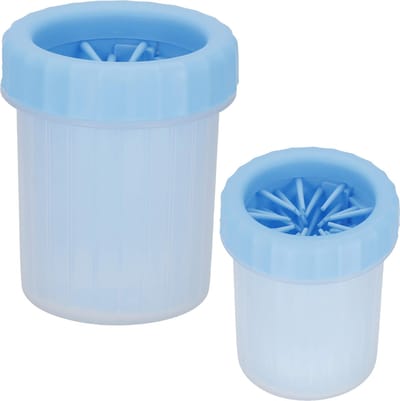 Springos Hondenpoot - Reiniger - Siliconen - Schoonmaken - Kunststof - Siliconen - Blauw