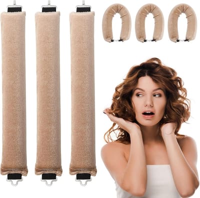 Krultangen zonder hitte - 3 stuks voor grote krullen en golvende styling