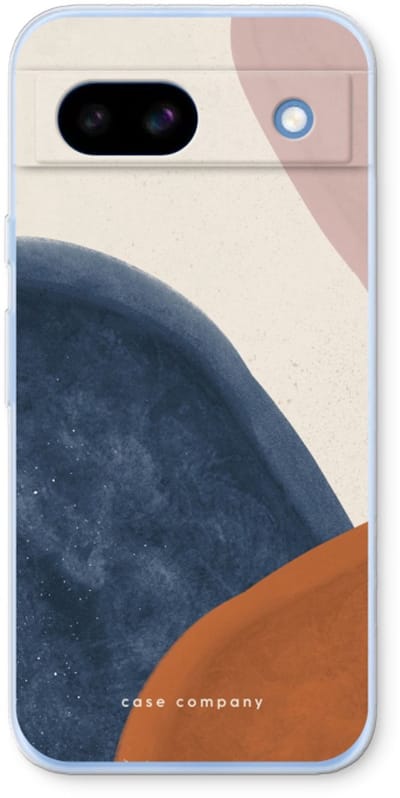 Case Company® - Hoesje geschikt voor Google Pixel 8a hoesje - Geo #1 - Soft Cover Telefoonhoesje - Bescherming aan alle Kanten en Schermrand