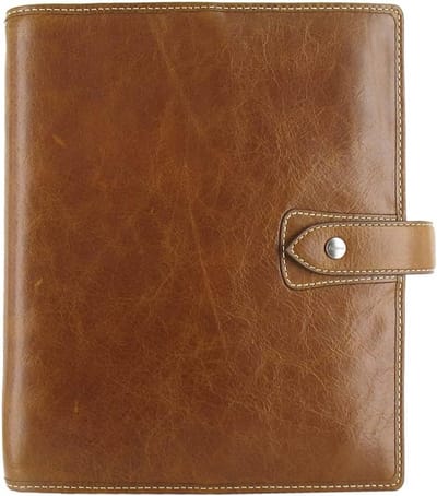 A5 Organizer in Luxe Vintage Leer met 6-Ringsmechanisme