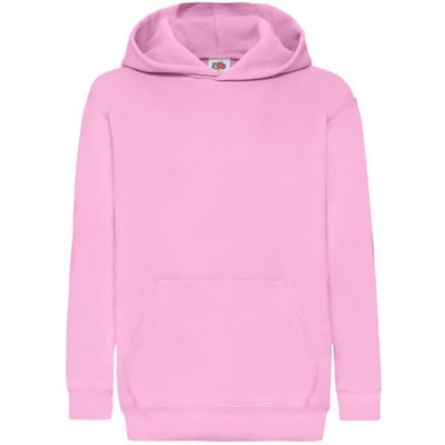 Fruit of the Loom Kinder/Kids Klassieke Hoodie (Lichtroze)